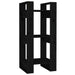 Bibliotecă/Separator cameră, negru, 41x35x91 cm, lemn masiv pin - WALTI WALTI