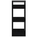 Bibliotecă/Separator cameră, negru, 41x35x91 cm, lemn masiv pin - WALTI WALTI