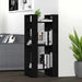 Bibliotecă/Separator cameră, negru, 41x35x91 cm, lemn masiv pin - WALTI WALTI