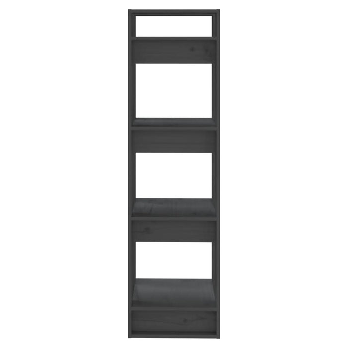 Bibliotecă/Separator cameră, gri, 41x35x125 cm, lemn masiv pin - WALTI WALTI