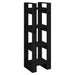 Bibliotecă/Separator cameră negru 41x35x125 cm lemn masiv pin - WALTI WALTI