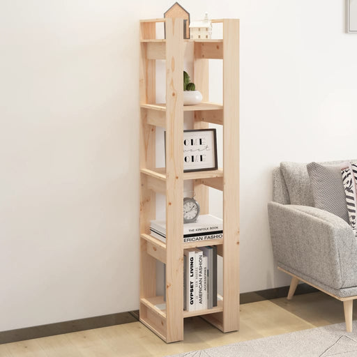 Bibliotecă/Separator cameră, 41x35x160 cm, lemn masiv pin - WALTI WALTI