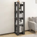 Bibliotecă/Separator cameră, gri, 41x35x160 cm, lemn masiv pin - WALTI WALTI