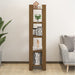 Bibliotecă/Separator cameră, maro miere, 41x35x160 cm, lemn pin - WALTI WALTI