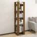 Bibliotecă/Separator cameră, maro miere, 41x35x160 cm, lemn pin - WALTI WALTI