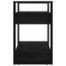 Bibliotecă/Separator cameră negru 60x35x57 cm lemn masiv pin - WALTI WALTI