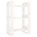Bibliotecă/Separator cameră, alb,60x35x91 cm, lemn masiv pin - WALTI WALTI