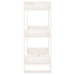 Bibliotecă/Separator cameră, alb,60x35x91 cm, lemn masiv pin - WALTI WALTI