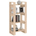 Bibliotecă/Separator cameră, 60x35x125 cm, lemn masiv de pin - WALTI WALTI