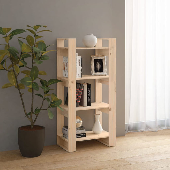 Bibliotecă/Separator cameră, 60x35x125 cm, lemn masiv de pin - WALTI WALTI