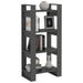 Bibliotecă/Separator cameră,gri, 60x35x125 cm, lemn masiv pin - WALTI WALTI