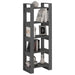 Bibliotecă/Separator cameră, gri, 60x35x160 cm, lemn masiv - WALTI WALTI