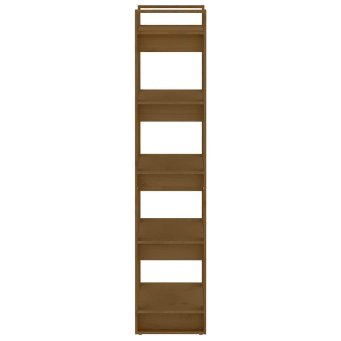 Bibliotecă/Separator cameră, maro miere, 60x35x160 cm lemn - WALTI WALTI