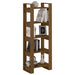 Bibliotecă/Separator cameră, maro miere, 60x35x160 cm lemn - WALTI WALTI