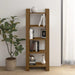 Bibliotecă/Separator cameră, maro miere, 60x35x160 cm lemn - WALTI WALTI
