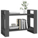 Bibliotecă/Separator cameră, gri, 80x35x56,5 cm, lemn masiv pin - WALTI WALTI