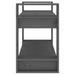 Bibliotecă/Separator cameră, gri, 80x35x56,5 cm, lemn masiv pin - WALTI WALTI