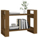 Bibliotecă/Separator cameră maro miere 80x35x56,5 cm lemn masiv - WALTI WALTI