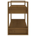 Bibliotecă/Separator cameră maro miere 80x35x56,5 cm lemn masiv - WALTI WALTI