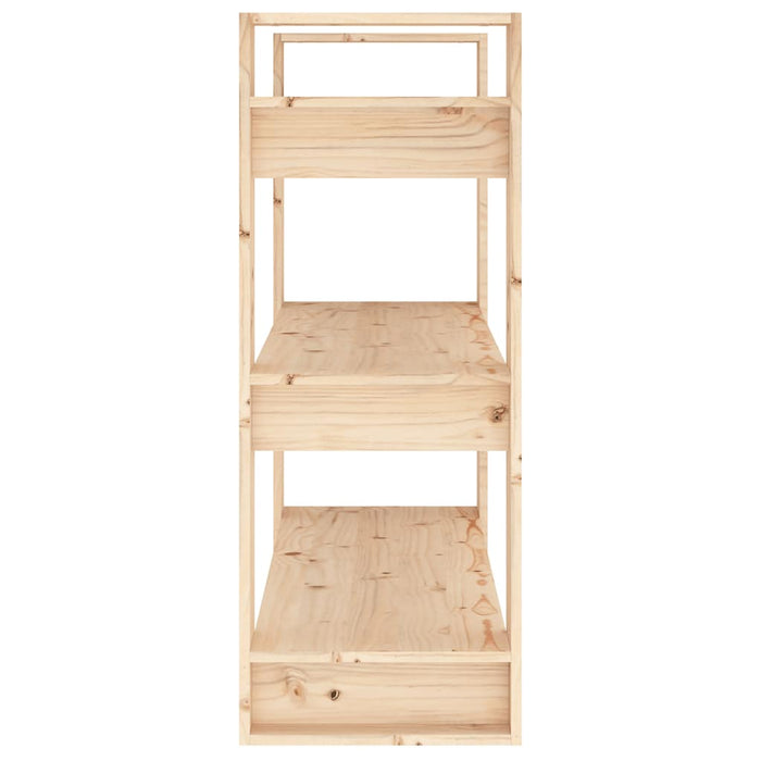 Bibliotecă/Separator de cameră 80x35x91 cm, lemn masiv de pin WALTI