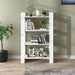 Bibliotecă/Separator cameră, alb, 80x35x125 cm, lemn masiv pin - WALTI WALTI