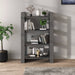 Bibliotecă/Separator cameră, gri, 80x35x125 cm, lemn masiv pin - WALTI WALTI