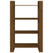 Bibliotecă/Separator cameră maro miere 80x35x125 cm lemn masiv - WALTI WALTI