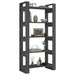 Bibliotecă/Separator cameră, gri, 80x35x160 cm, lemn masiv pin - WALTI WALTI