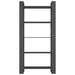 Bibliotecă/Separator cameră, gri, 80x35x160 cm, lemn masiv pin - WALTI WALTI
