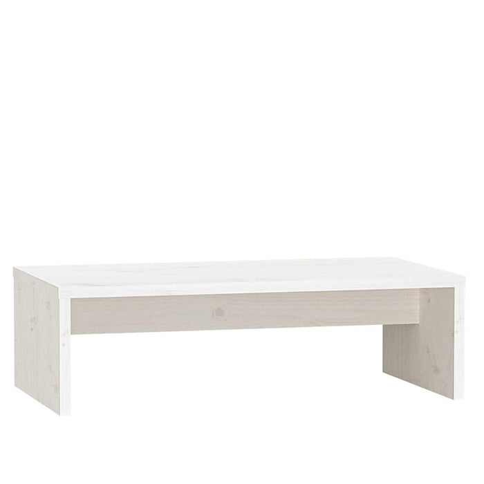 Suport pentru monitor, alb, 50x27x15 cm, lemn masiv pin WALTI