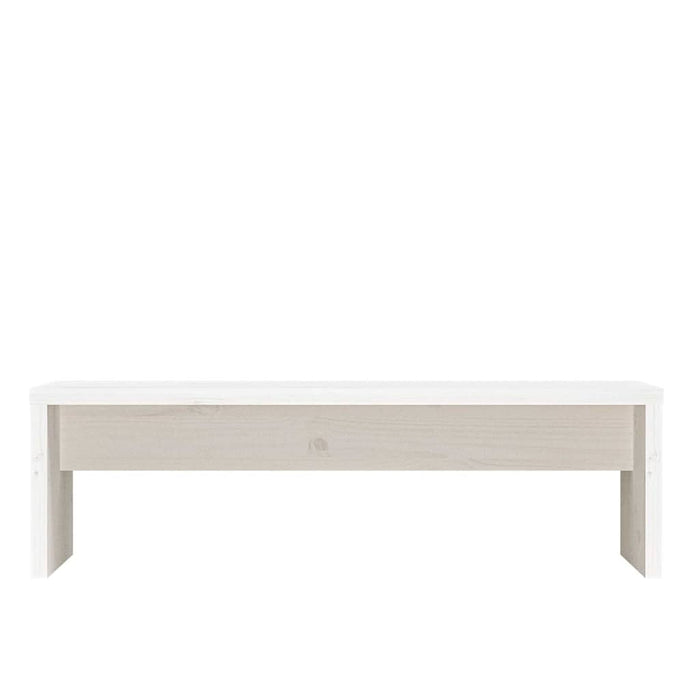 Suport pentru monitor, alb, 50x27x15 cm, lemn masiv pin WALTI