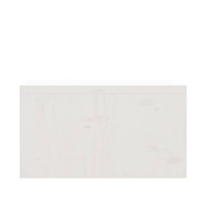 Suport pentru monitor, alb, 50x27x15 cm, lemn masiv pin WALTI