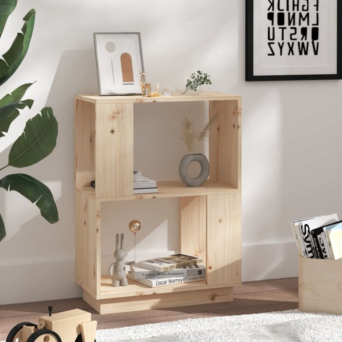 Bibliotecă/Separator cameră, 51x25x70 cm lemn masiv pin - WALTI WALTI