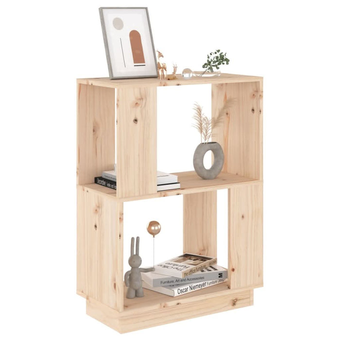 Bibliotecă/Separator cameră, 51x25x70 cm lemn masiv pin - WALTI WALTI