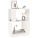 Bibliotecă/Separator cameră, alb, 51x25x70 cm lemn masiv pin - WALTI WALTI