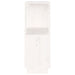 Bibliotecă/Separator cameră, alb, 51x25x70 cm lemn masiv pin - WALTI WALTI