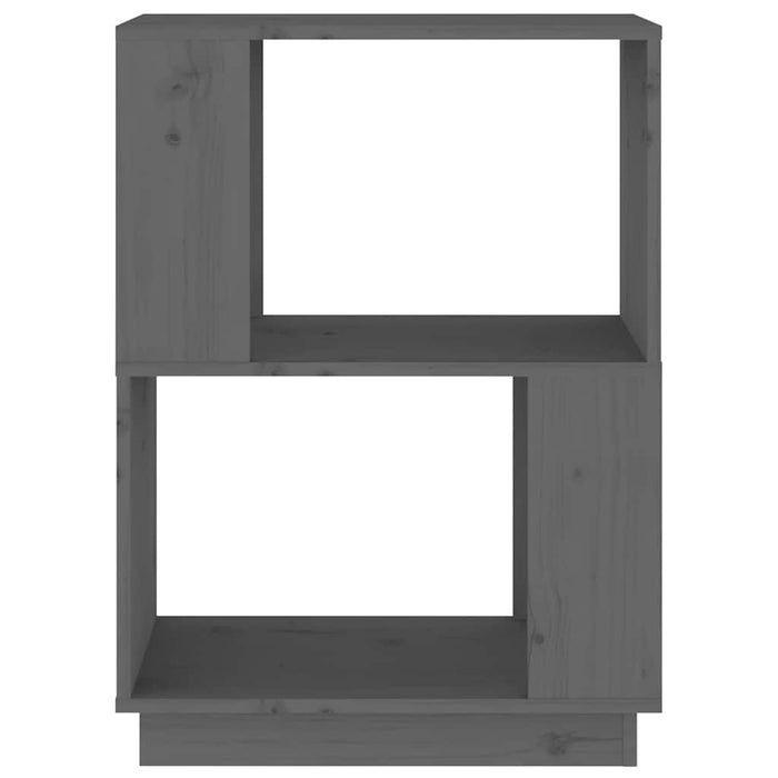 Bibliotecă/Separator cameră gri 51x25x70 cm, lemn masiv de pin WALTI