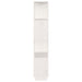 Bibliotecă/Separator cameră, alb, 51x25x132 cm lemn masiv pin - WALTI WALTI