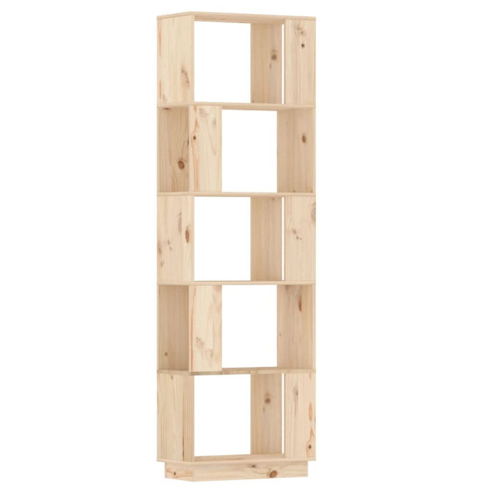 Bibliotecă/Separator cameră, 51x25x163,5 cm lemn masiv pin - WALTI WALTI