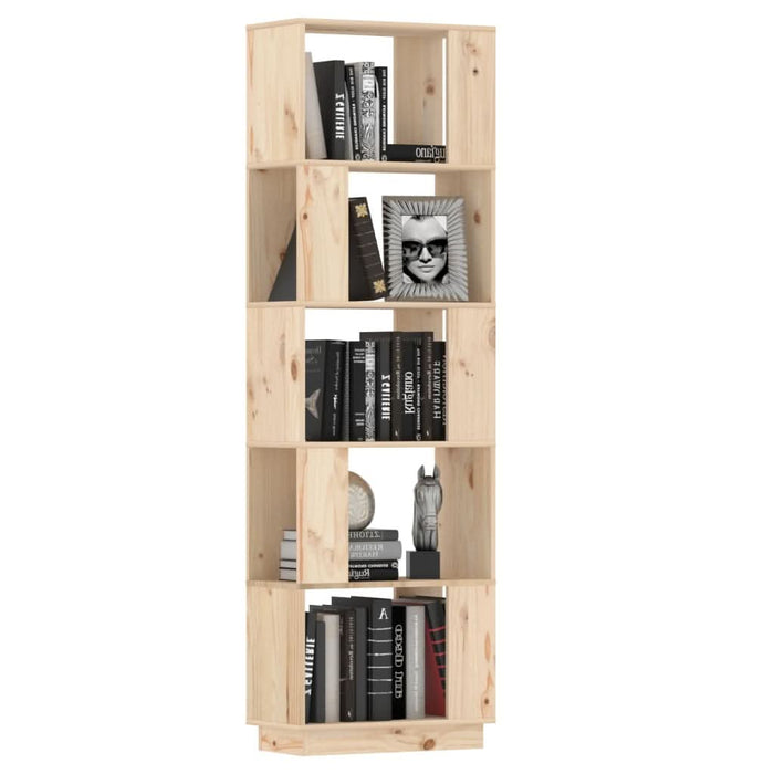 Bibliotecă/Separator cameră, 51x25x163,5 cm lemn masiv pin - WALTI WALTI