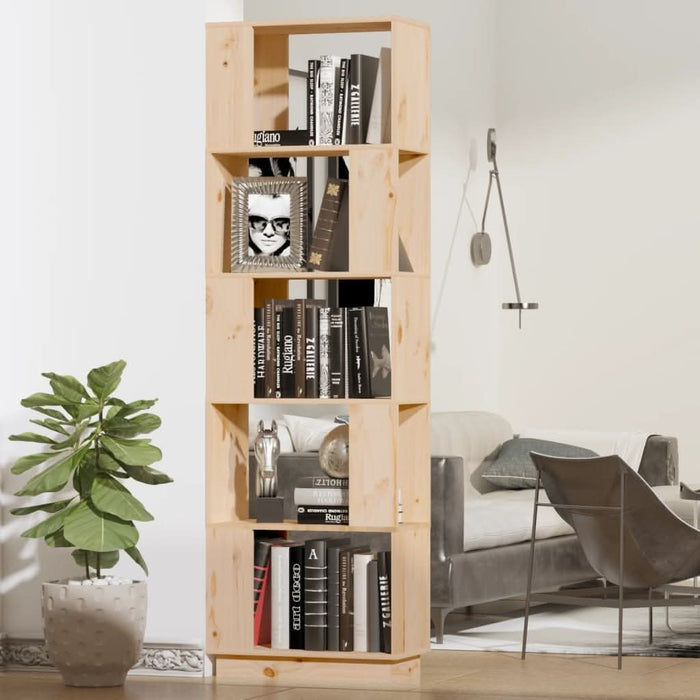 Bibliotecă/Separator cameră, 51x25x163,5 cm lemn masiv pin - WALTI WALTI