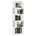 Bibliotecă/Separator cameră, alb, 51x25x163,5 cm lemn masiv pin - WALTI WALTI
