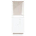 Bibliotecă/Separator cameră, alb, 80x25x70 cm lemn masiv pin - WALTI WALTI