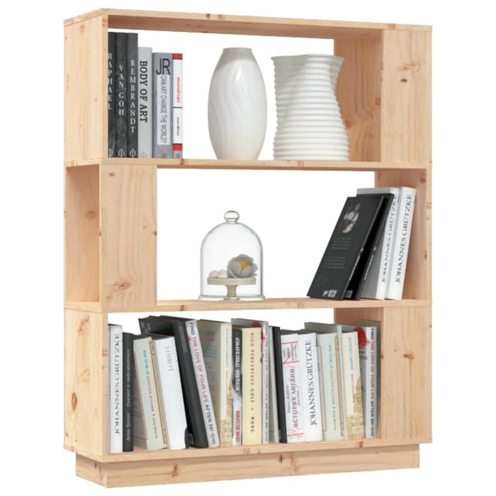 Bibliotecă/Separator cameră, 80x25x101 cm, lemn masiv pin - WALTI WALTI