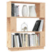Bibliotecă/Separator cameră, 80x25x101 cm, lemn masiv pin - WALTI WALTI