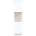 Bibliotecă/Separator cameră, alb, 80x25x101 cm, lemn masiv pin - WALTI WALTI
