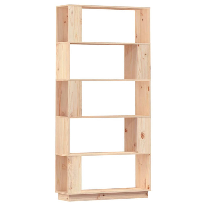 Bibliotecă/Separator cameră, 80x25x132 cm lemn masiv pin WALTI