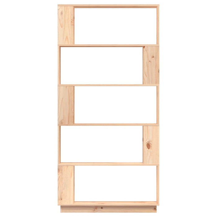 Bibliotecă/Separator cameră, 80x25x132 cm lemn masiv pin WALTI