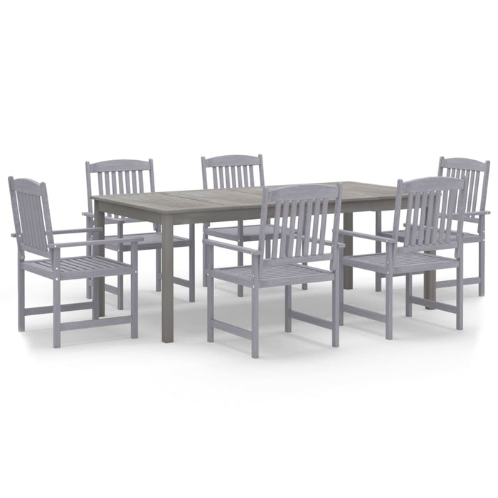 Set mobilier de grădină, 7 piese, lemn masiv de acacia - WALTI WALTI
