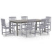 Set mobilier de grădină, 7 piese, lemn masiv de acacia - WALTI WALTI